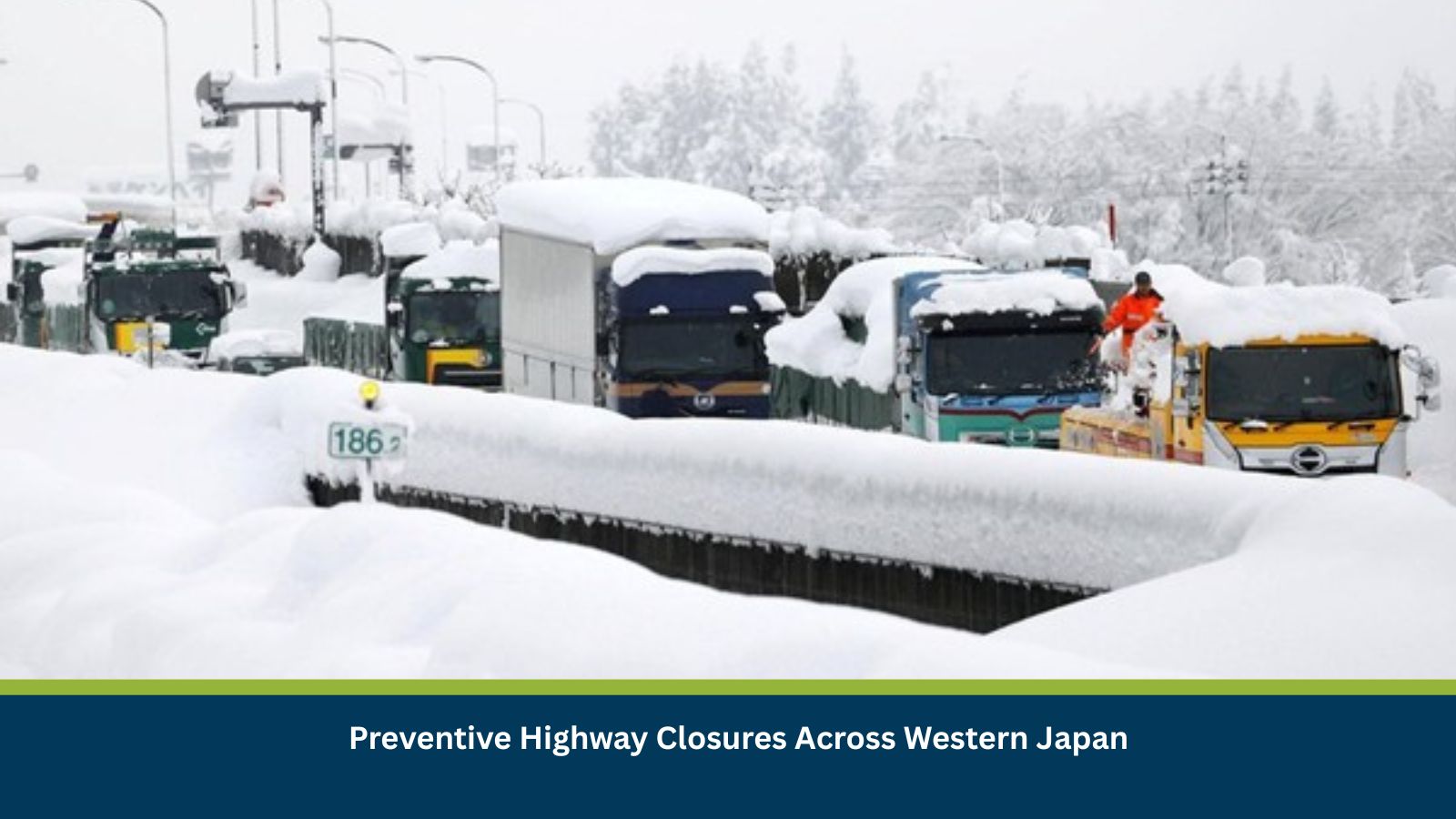 Preventive Highway Closures Across Western Japan
