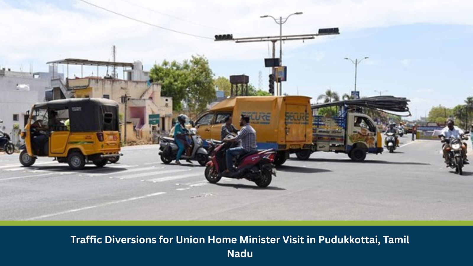 Risk Analysis: Traffic Diversions for Union Home Minister Visit in Pudukkottai, Tamil Nadu