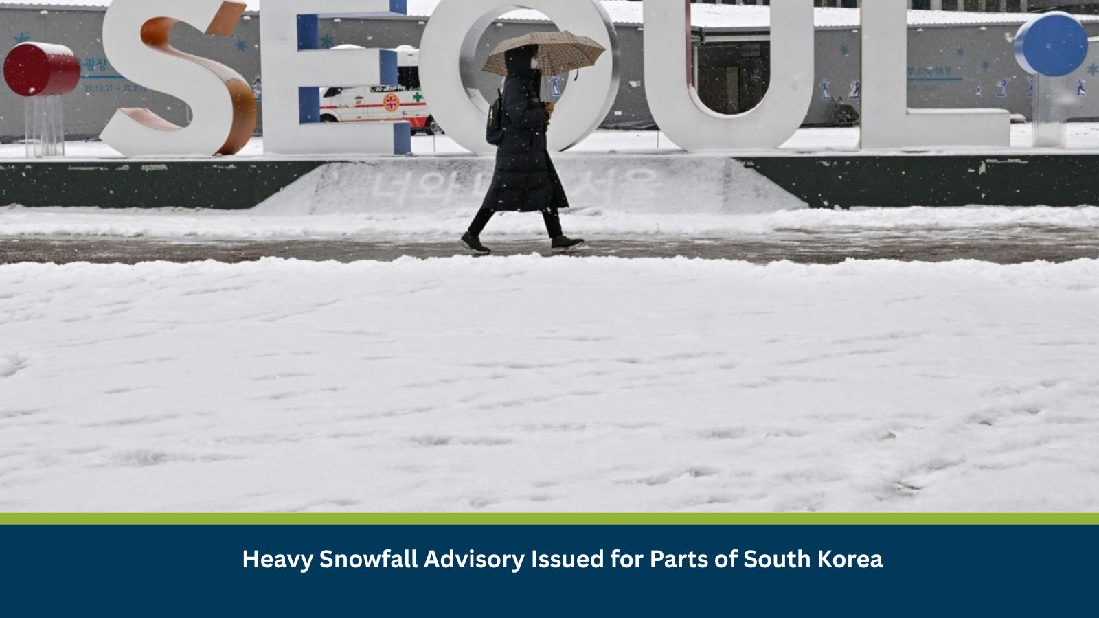 Heavy Snowfall Advisory Issued for Parts of South Korea