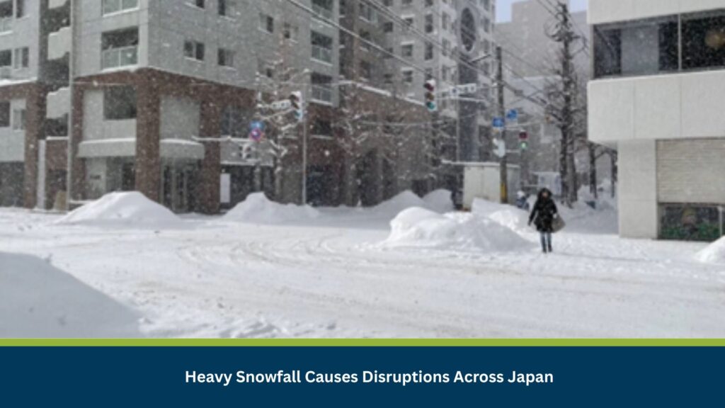 Heavy Snowfall Causes Disruptions Across Japan