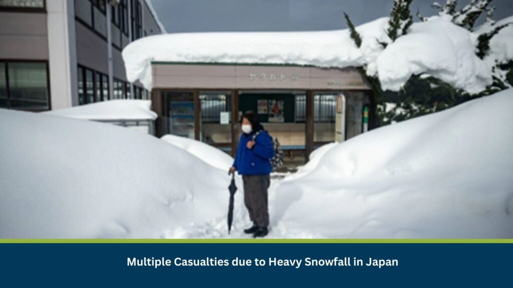 Multiple Casualties due to Heavy Snowfall in Japan