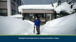 Multiple Casualties due to Heavy Snowfall in Japan