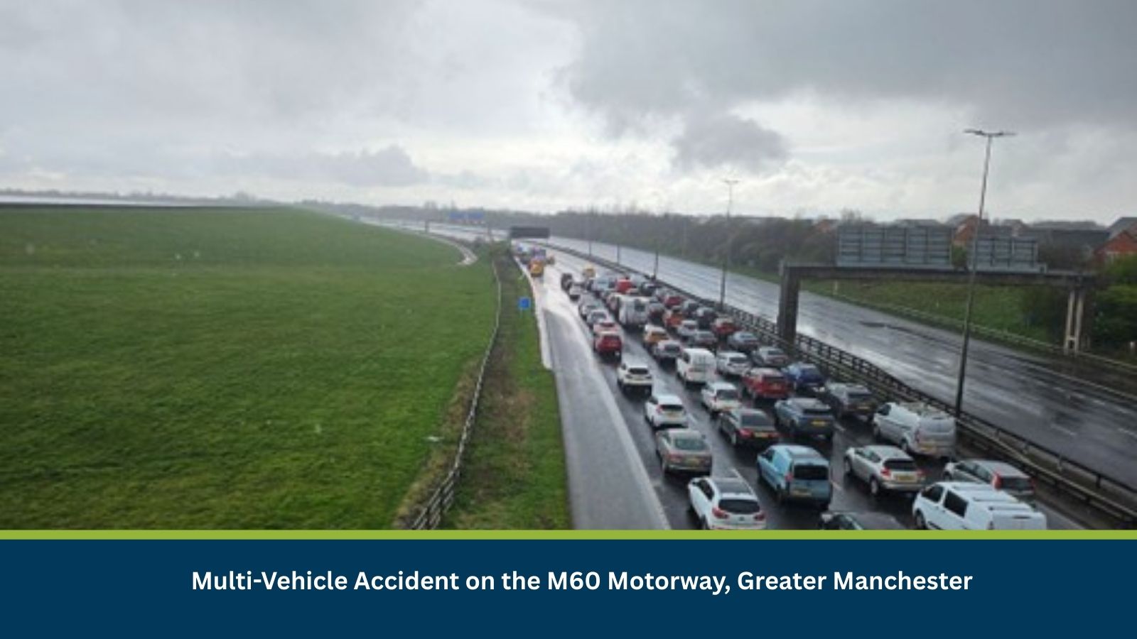 Multi-Vehicle Accident on the M60 Motorway, Greater Manchester