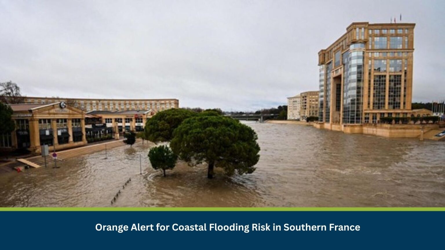 Risk Analysis: Orange Alert for Coastal Flooding Risk in Southern France