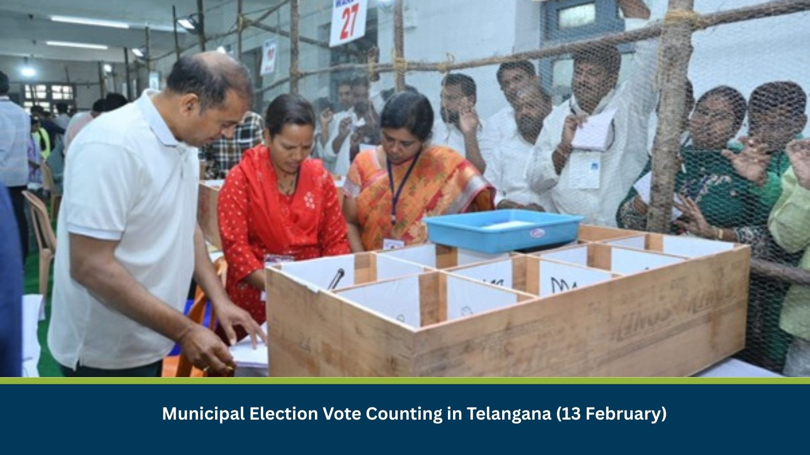 Municipal Election Vote Counting in Telangana