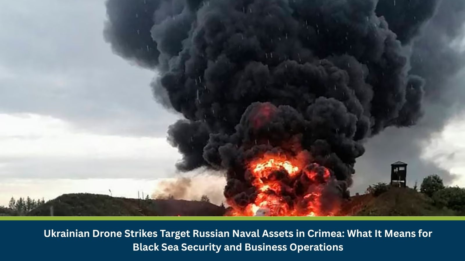 Ukrainian Drone Strikes Russian Naval Assets