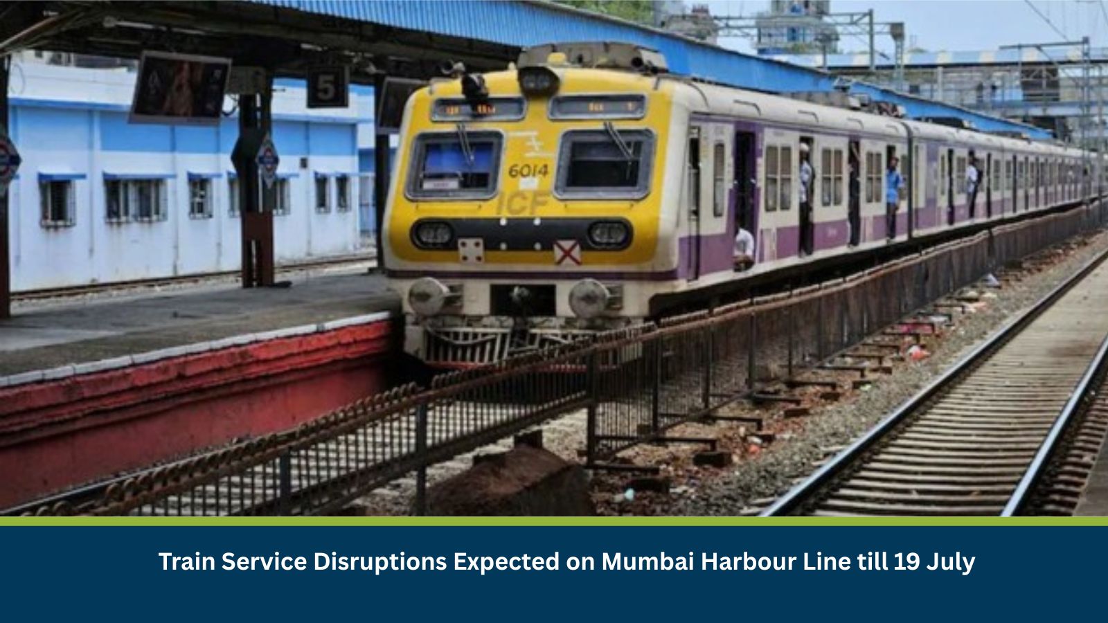 Train Service Disruptions Expected on Mumbai Harbour Line till 19 July