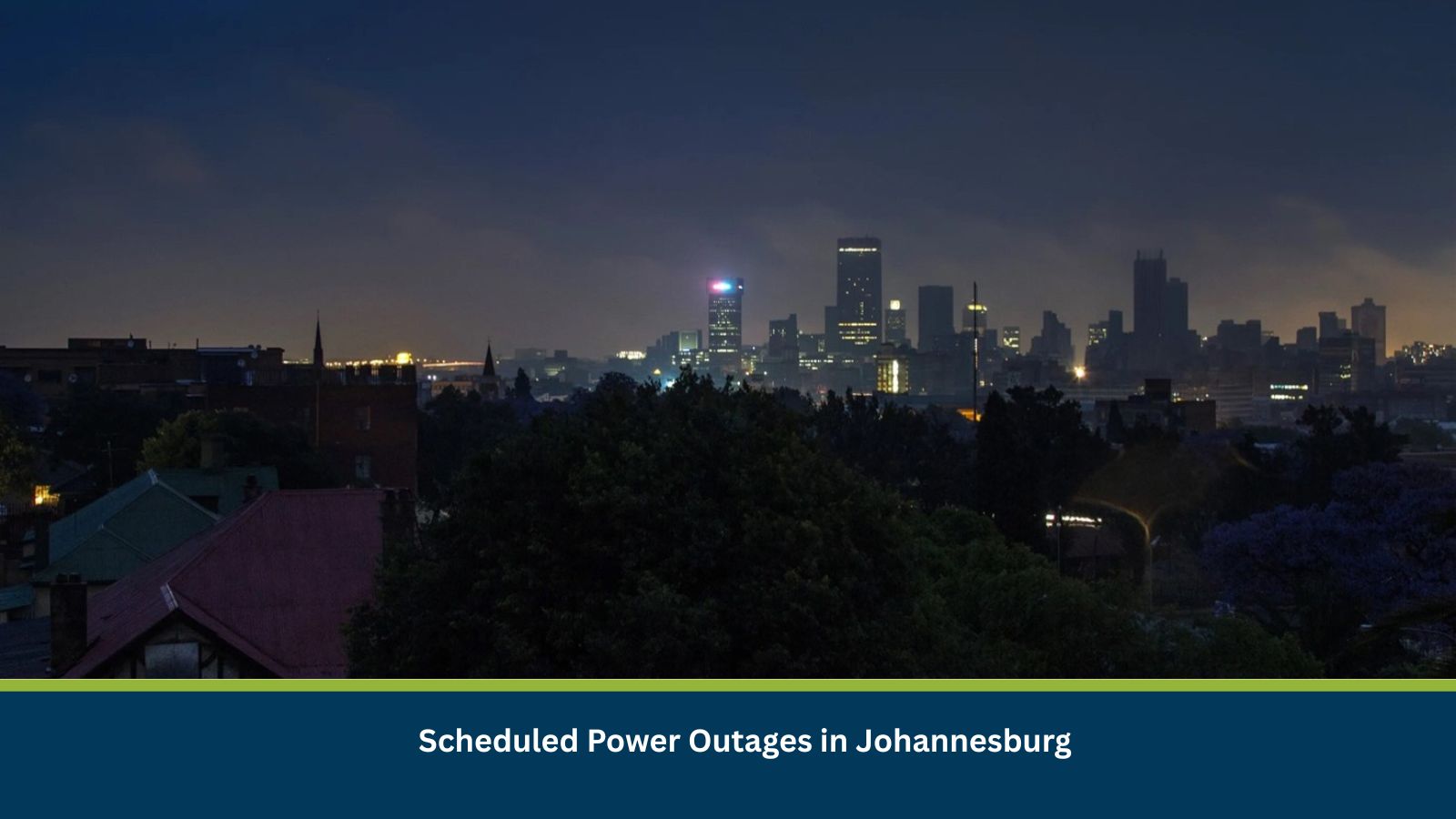 Scheduled Power Outages in Johannesburg