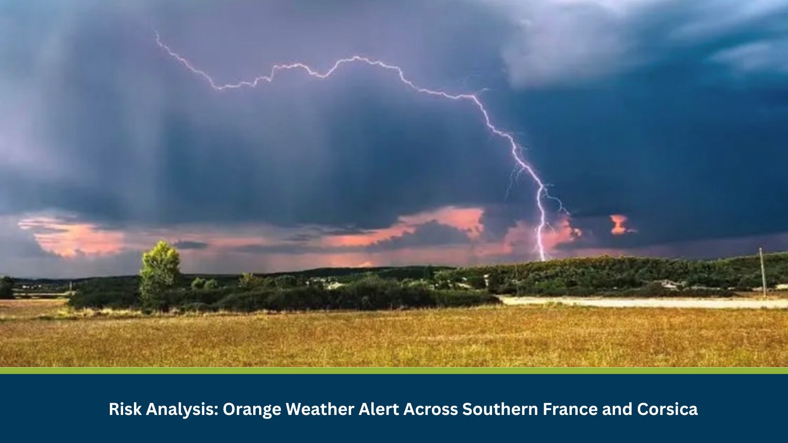 Orange Weather Alert Across Southern France and Corsica