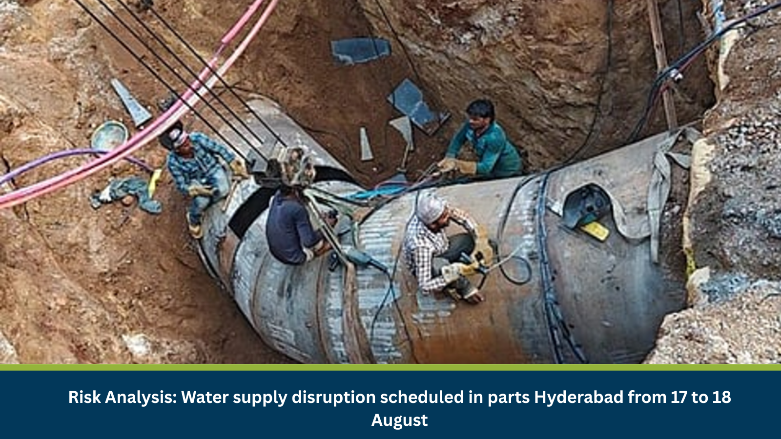 Water supply disruption in Hyderabad