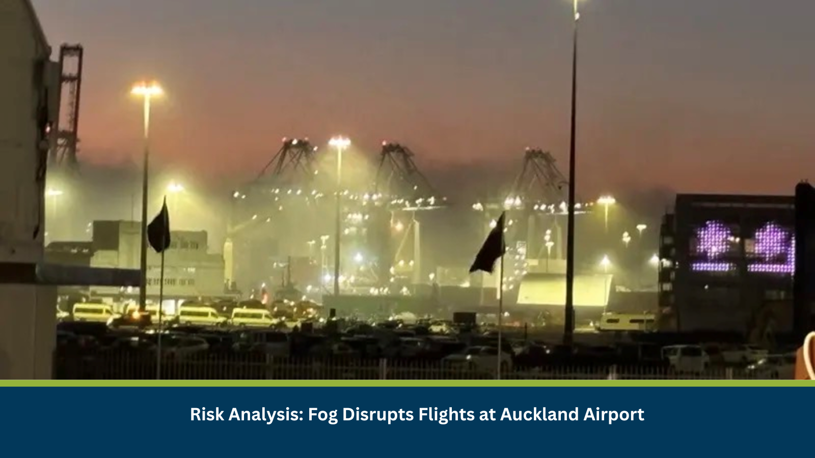 Fog Disrupts Flights at Auckland Airport