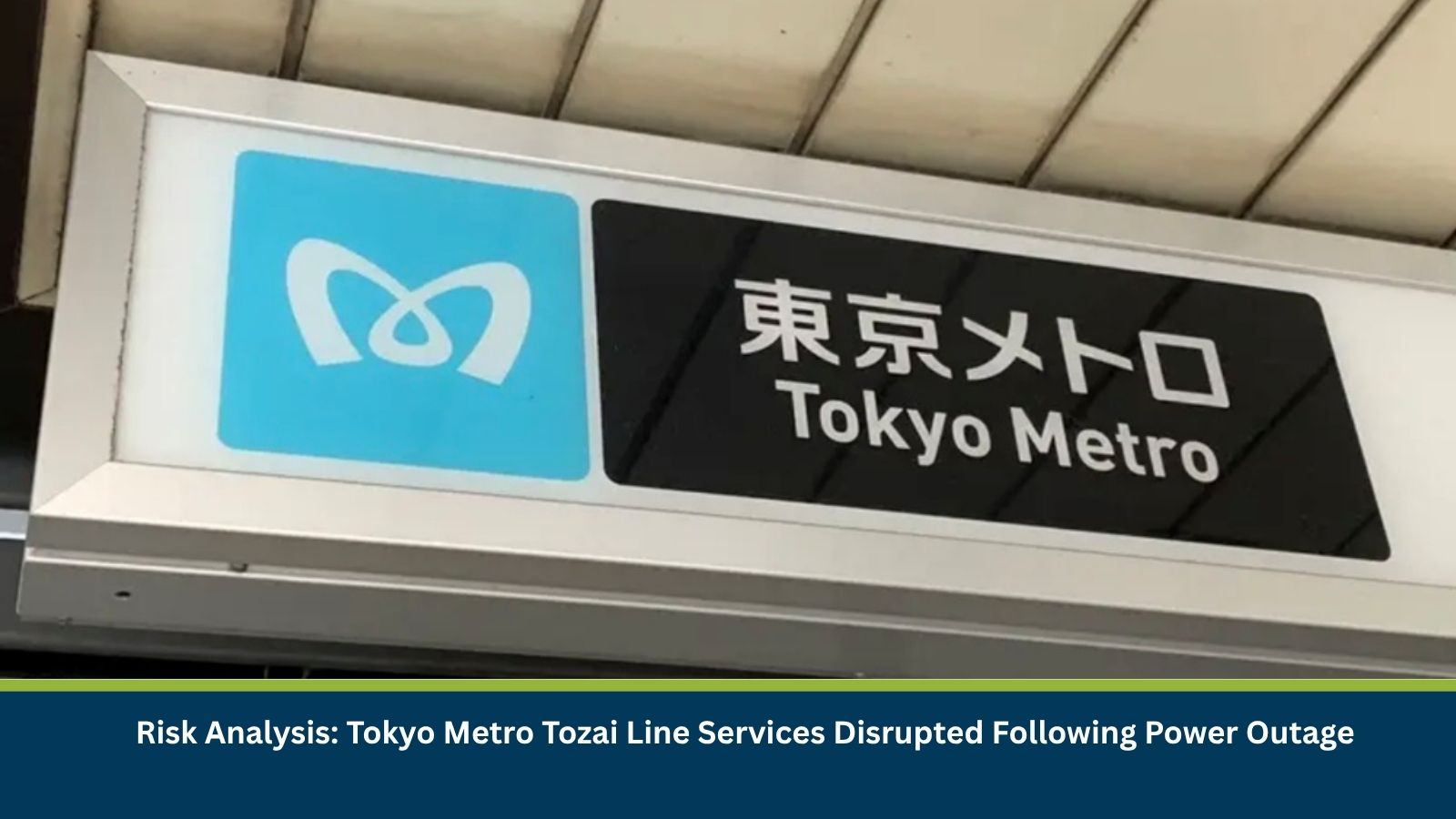Tokyo Metro Tozai Line Services Disrupted