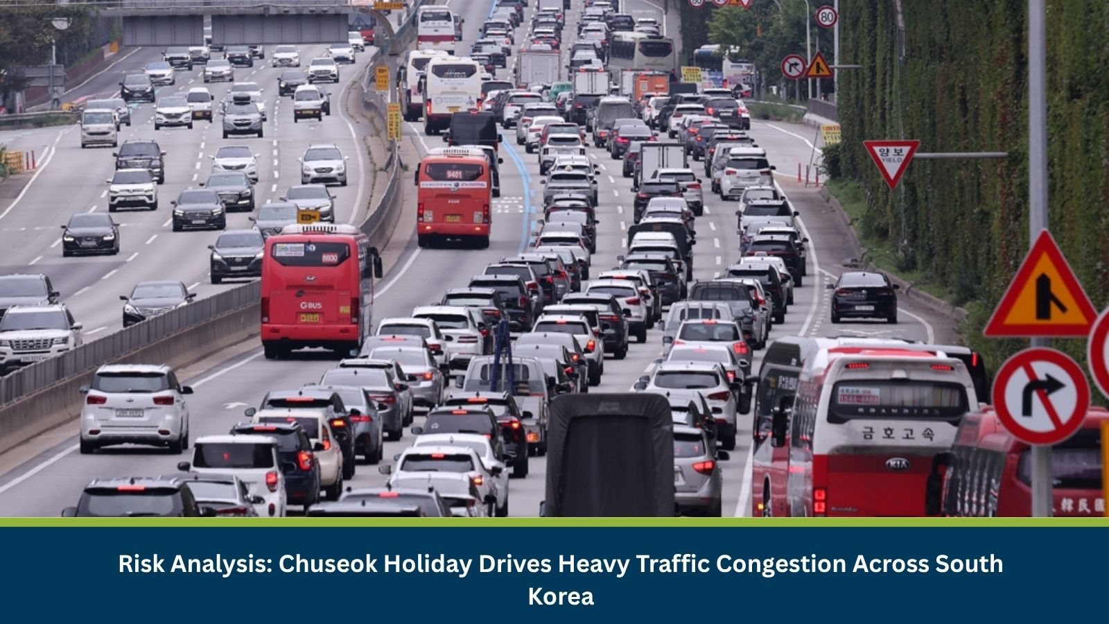 Chuseok Holiday Drives Heavy Traffic Congestion Across South Korea