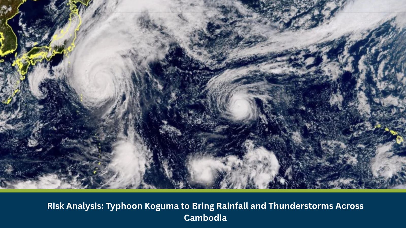 Typhoon Koguma to Bring Rainfall and Thunderstorms Across Cambodia