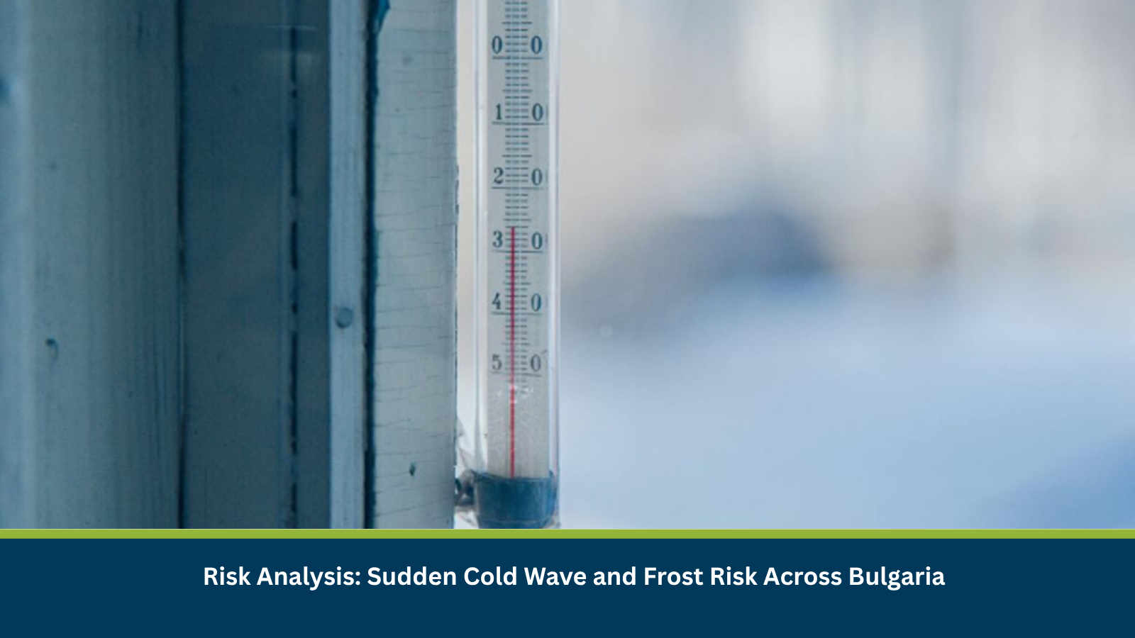 Sudden Cold Wave and Frost Risk Across Bulgaria