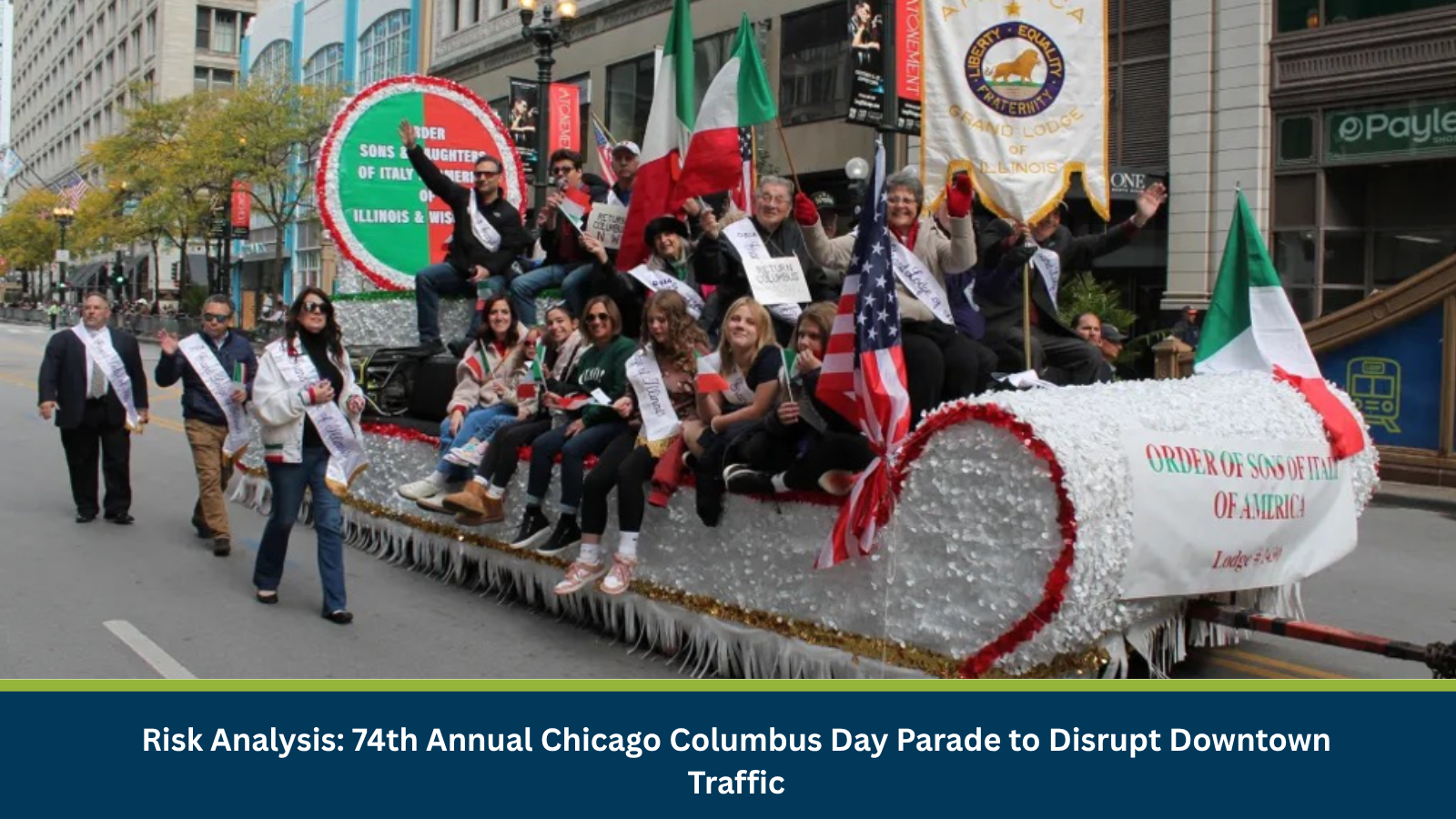 74th Annual Chicago Columbus Day Parade to Disrupt Downtown Traffic